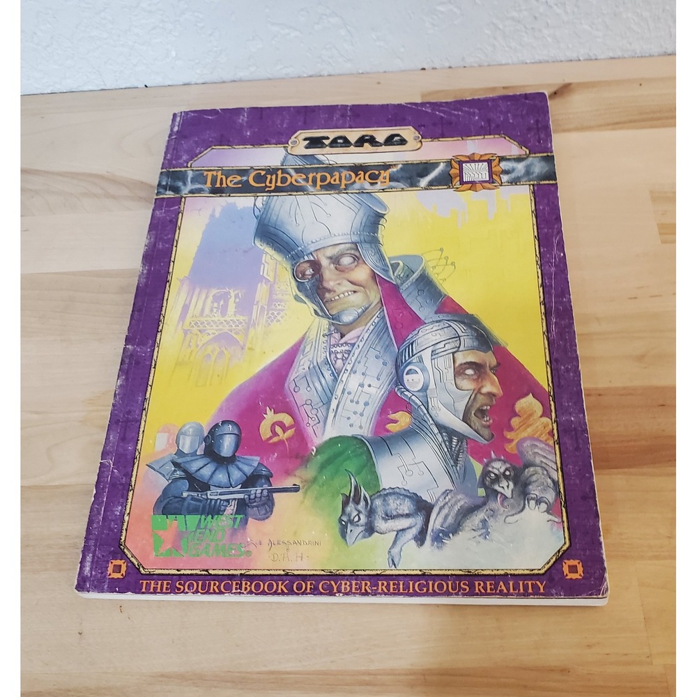 Torg The Cyberpapacy Sourcebook West End Games‎ 1991 RPG First Printing 20508